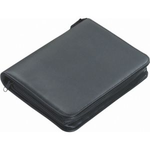 Alassio 30006 Ringbuchmappe A5 LUINO FINEtouch-Lederimitat schwarz