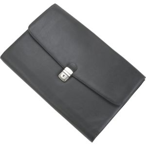 Alassio 41016 Dokumententasche UDINE Leder schwarz