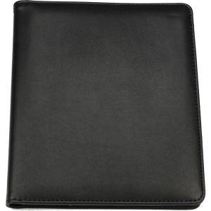 Alassio 43004 Schreibmappe A5 BORMIO Lederimitat schwarz