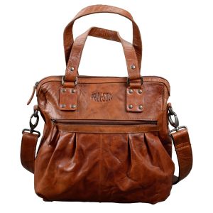 Pride and Soul 47605 Lady's Bag Holly Leder Shiny Brandy